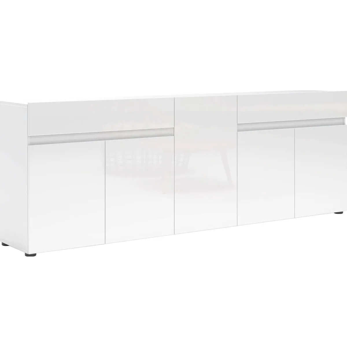 Home affaire Sideboard MISTER, modernes Design, großzügiger Stauraum, Hochglanz-Optik 3