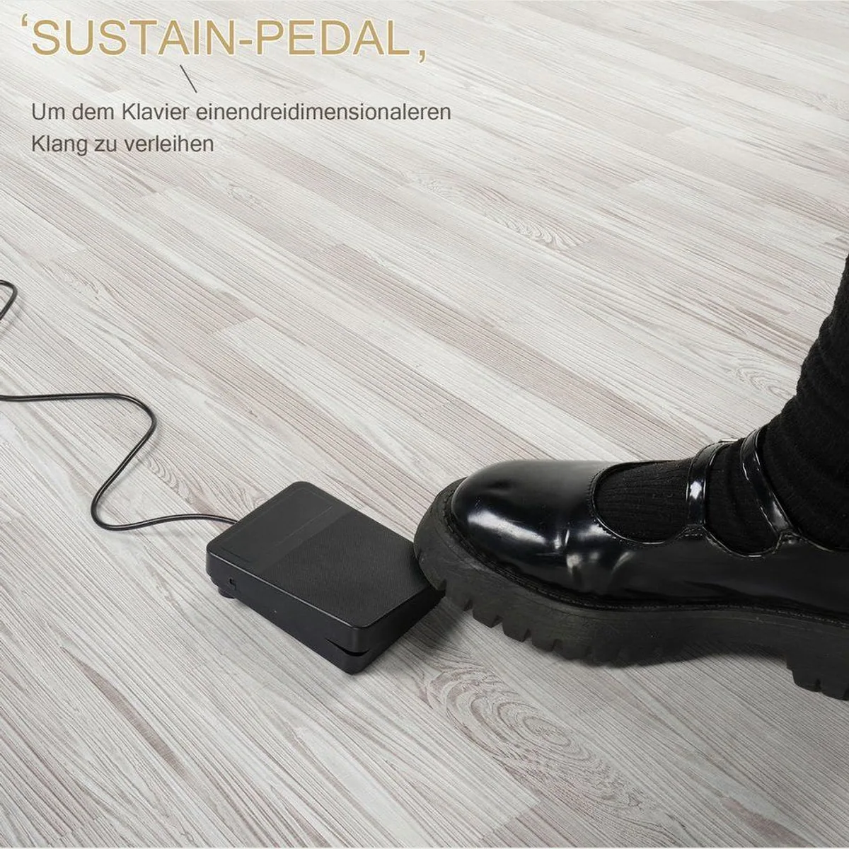 HT Digitalpiano E-Piano 88 Tasten, Bluetooth, Sustain-Pedal, Kopfhörer — vielseitig und klangstark 4