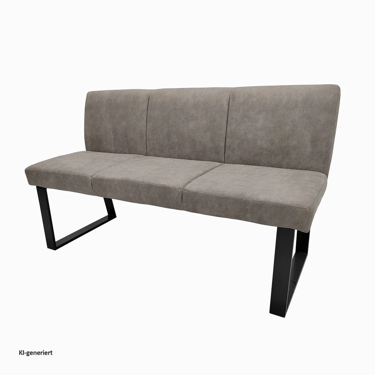 HTI-Living Polsterbank Vemal, moderner Retro-Charme, Kunstlederbezug 2