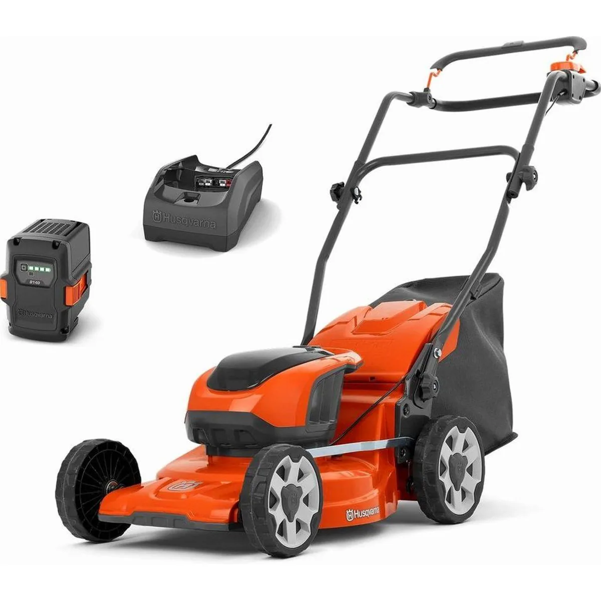 Husqvarna LC 137i Akku-Rasenmäher, leicht und kompakt, ideal für kleine Gärten bis 300 m²