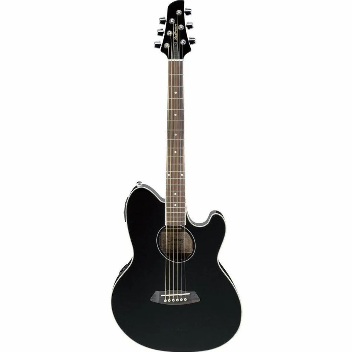Ibanez Talman TCY10E-BK Black, elektroakustische Westerngitarre, vielseitig und komfortabel