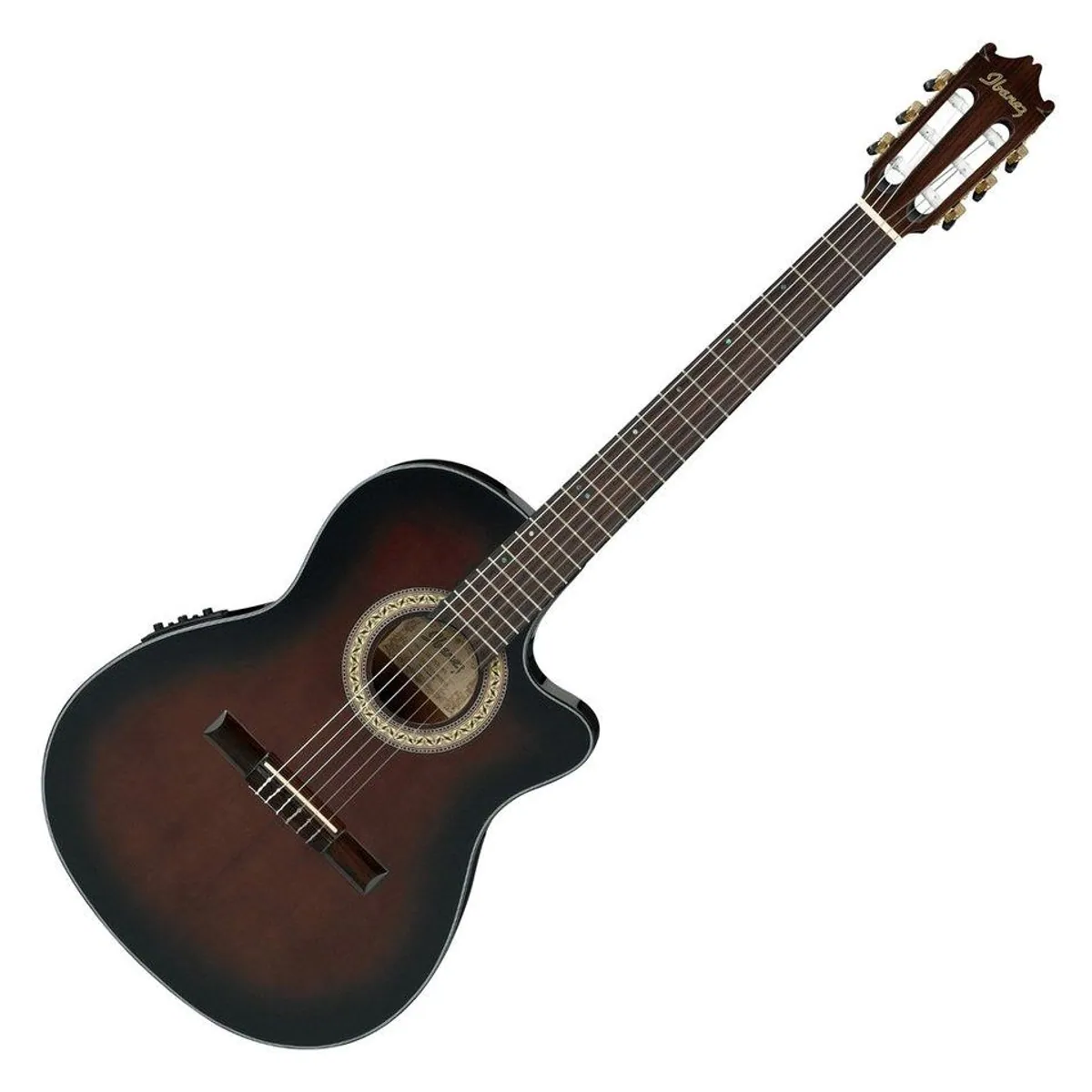 Ibanez GA35TCE-DVS Thinline-Konzertgitarre, komfortabel und verstärkt spielen