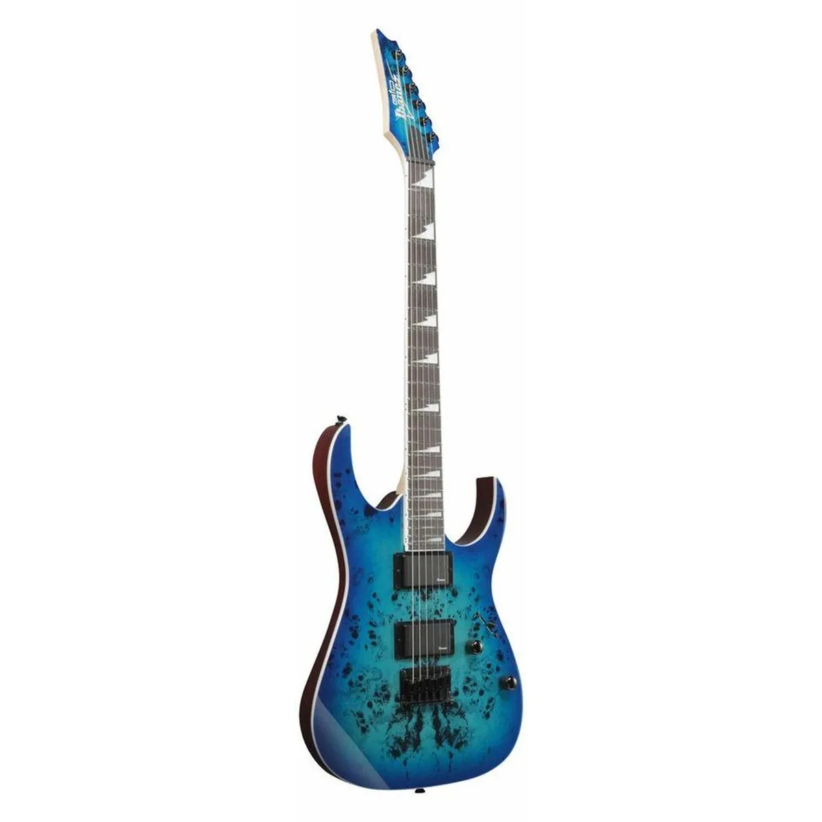 Ibanez GRGR221PA-AQB E-Gitarre, Okoume Korpus, Ahornhals, 2 x IBZ-6 Humbucker 4