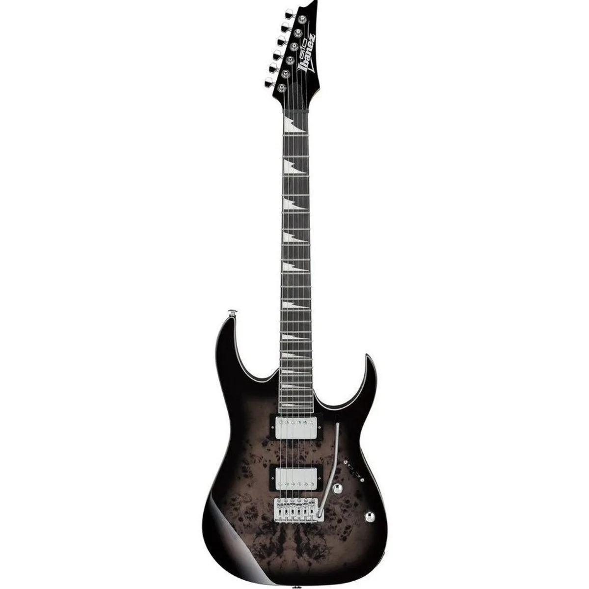 Ibanez Gio GRG220PA1-BKB E-Gitarre, edles Design, vielseitige Klänge, komfortables Spielgefühl