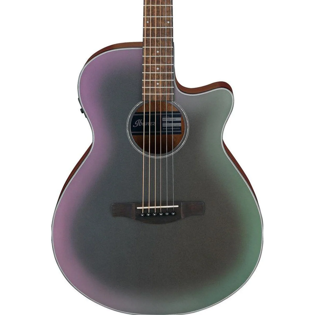 Ibanez AEG50-BAM Westerngitarre, komfortabler Hals, eingebautes Stimmgerät 3
