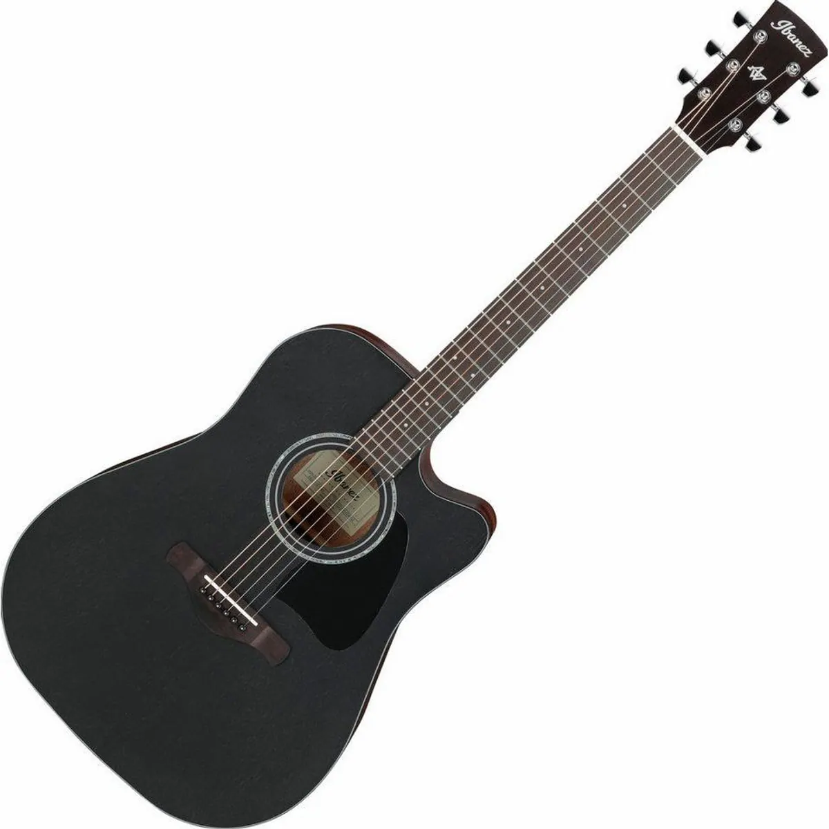 Ibanez AW247CE-WKH Westerngitarre, kraftvoller Sound, Cutaway & Tonabnehmer