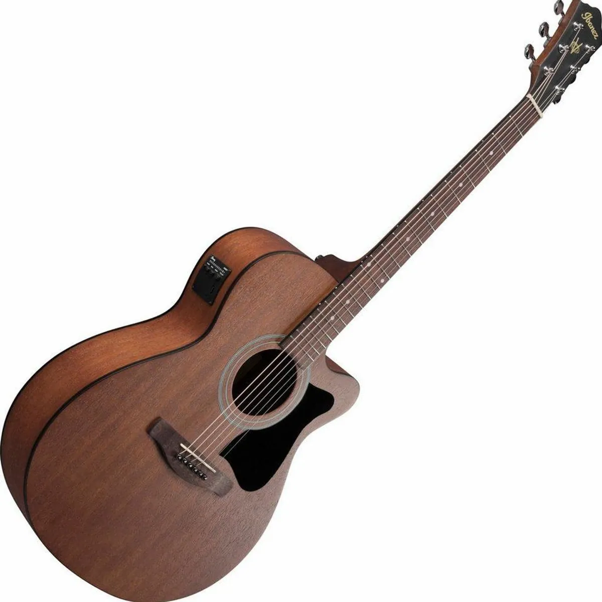 Ibanez VC44CE-OPN Westerngitarre, natürlicher Klang, Cutaway-Design, integriertes Stimmgerät