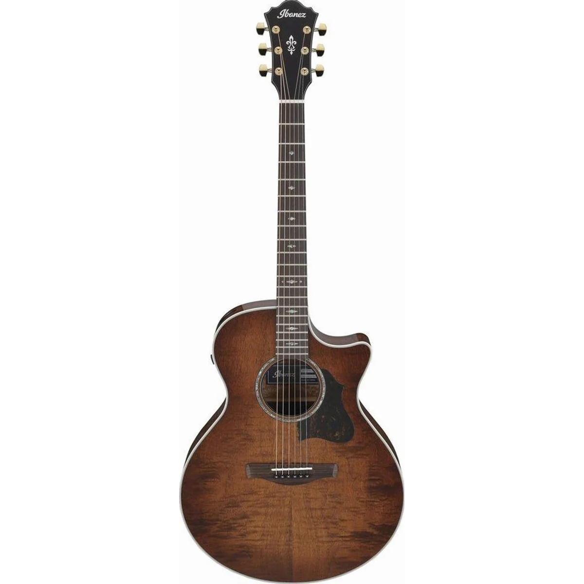 Ibanez AE340FMH-MHS Westerngitarre, kraftvoller Klang, innovativer A.I.R. Port