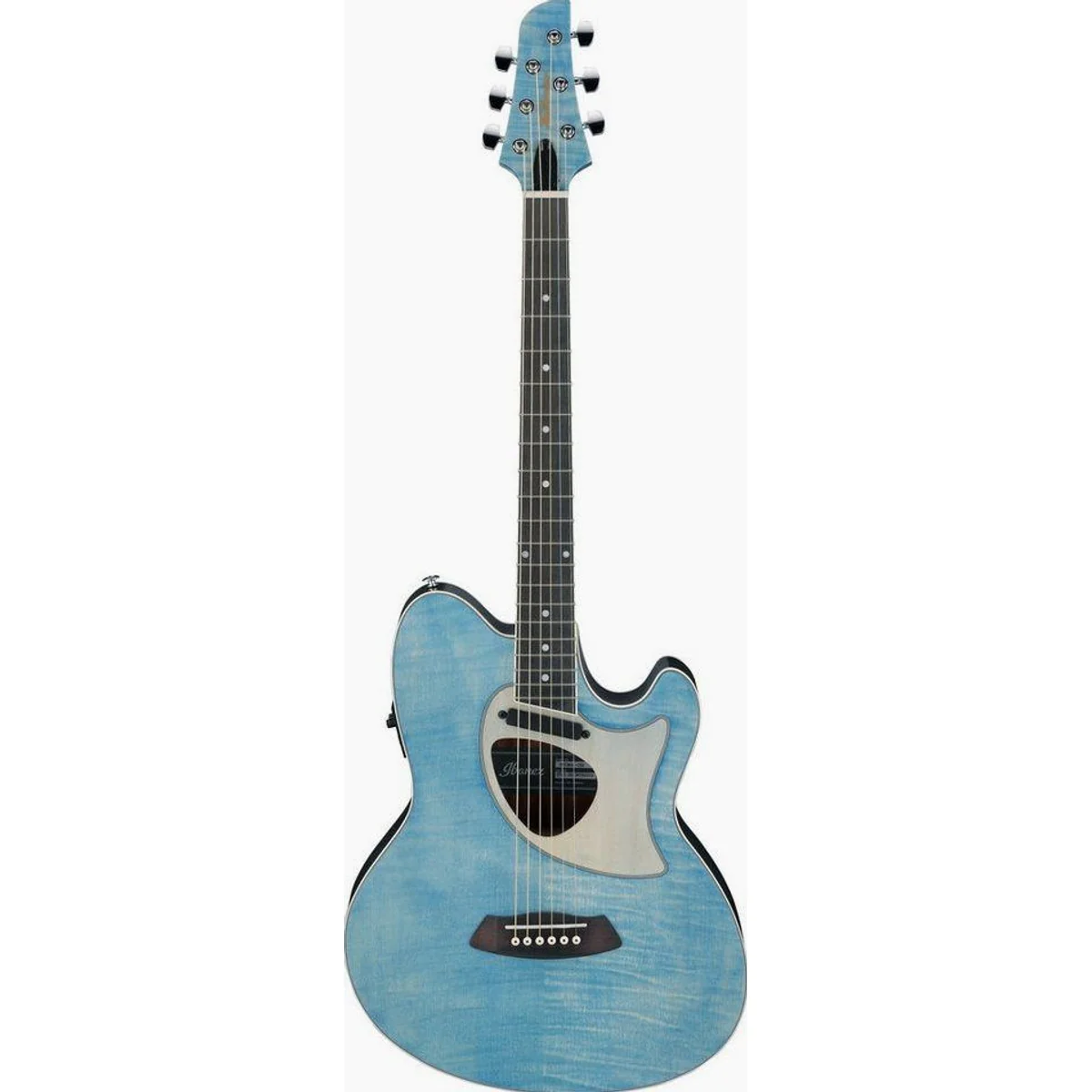 Ibanez TCM50FM-ODB Westerngitarre, Talman Double Cutaway, Denim Blue