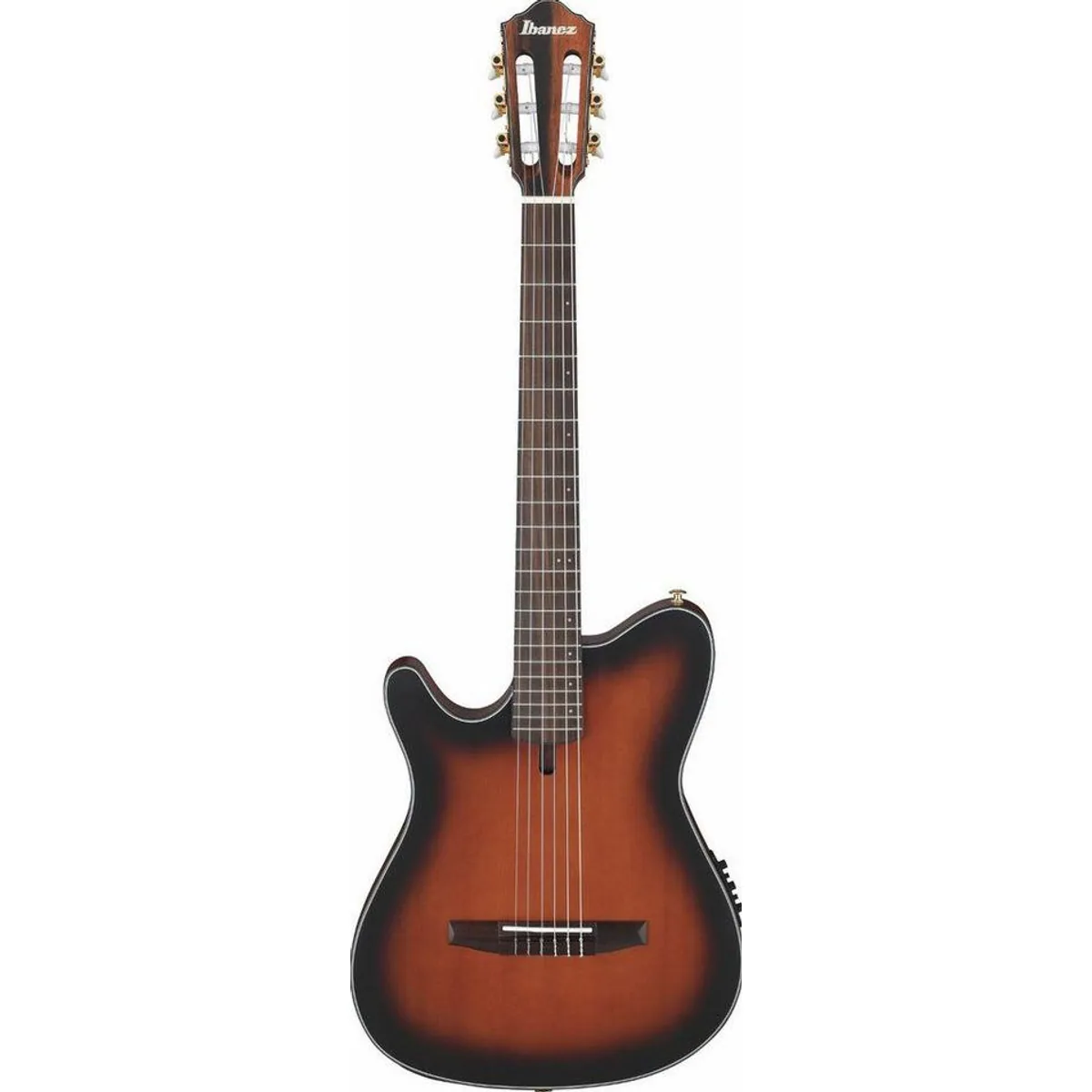 Ibanez FRH10NL-BSF Konzertgitarre, vielseitig, flacher Korpus, integrierter Tonabnehmer 2