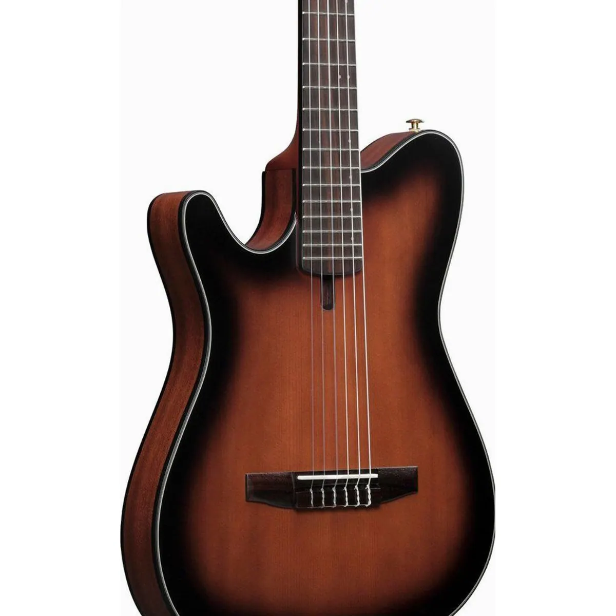 Ibanez FRH10NL-BSF Konzertgitarre, vielseitig, flacher Korpus, integrierter Tonabnehmer 4