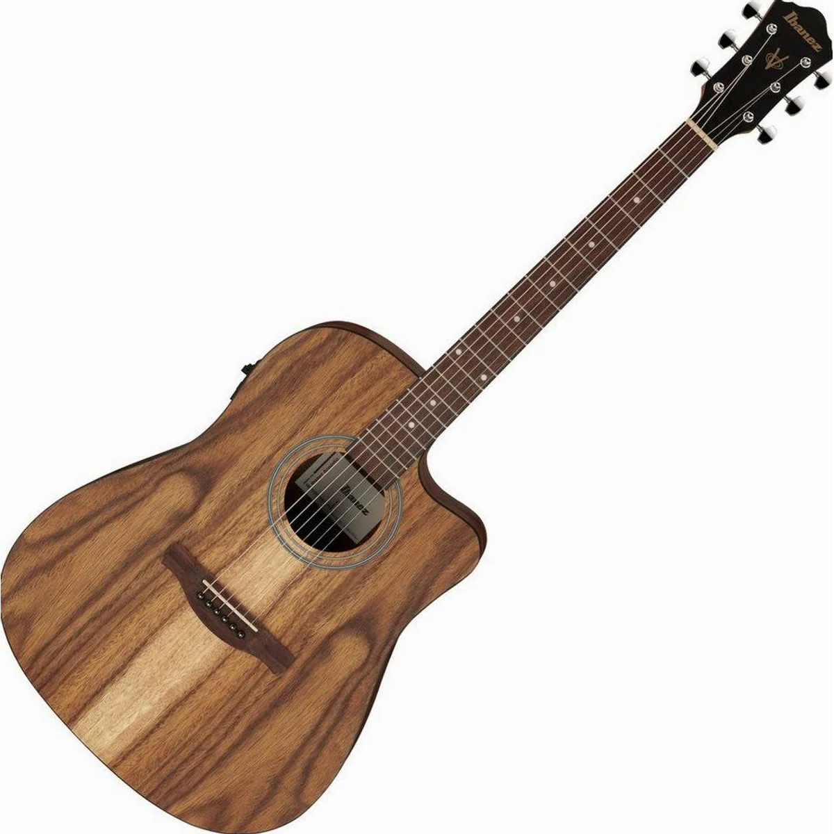 Ibanez V40WSCE-OPB Westerngitarre, elektro-akustisch, Cutaway-Dreadnought, warme Holzklänge
