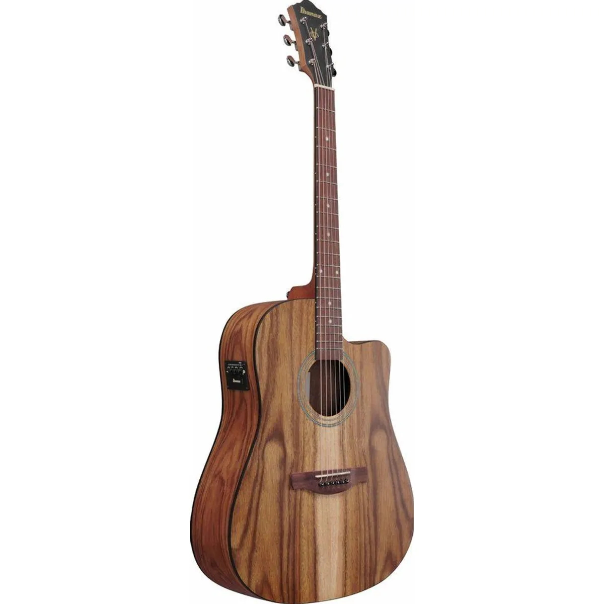 Ibanez V40WSCE-OPB Westerngitarre, elektro-akustisch, Cutaway-Dreadnought, warme Holzklänge 2