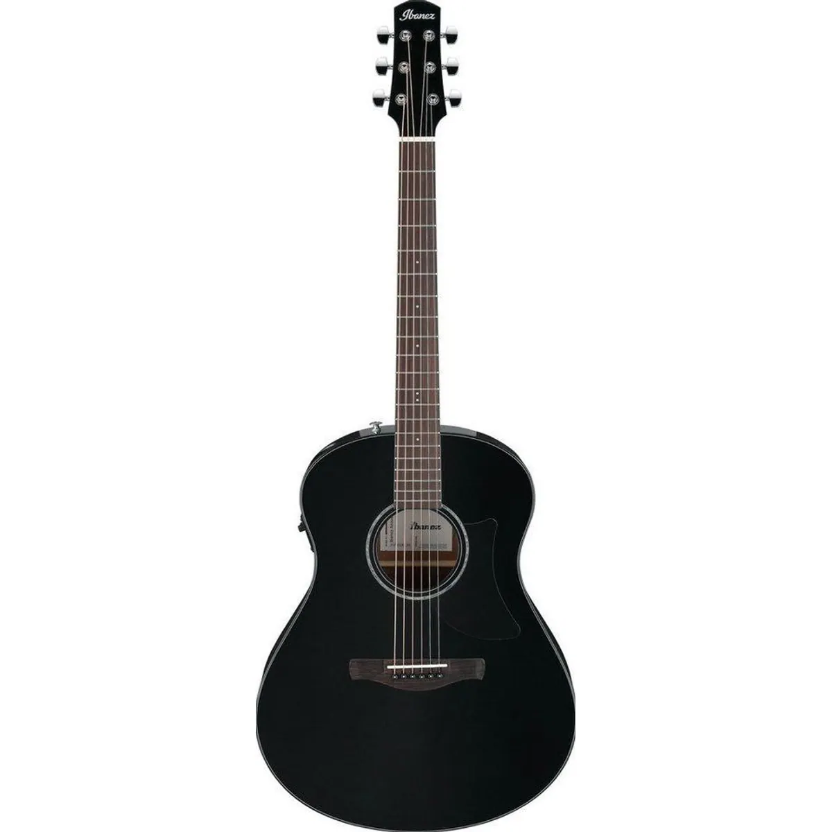 Ibanez AAM100E-BK Akustikgitarre, Grand Auditorium, Tonabnehmer, elegant in Schwarz 2