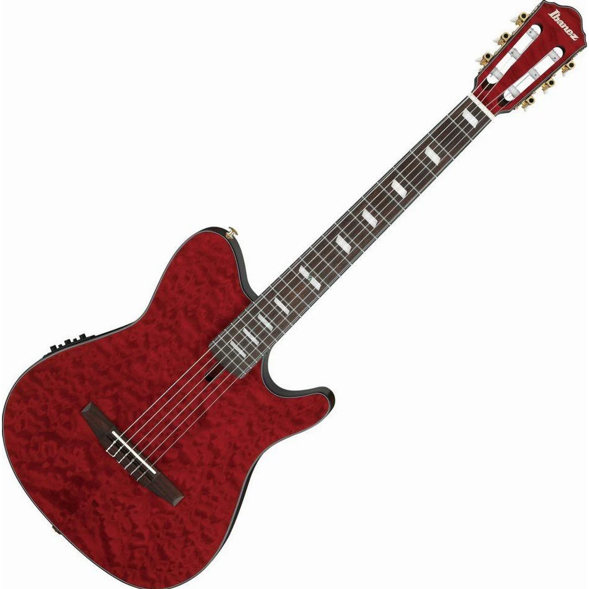 Ibanez FRH20QMN-WRL Konzertgitarre, vielseitiger Klang, komfortabler Spielstil, moderne Elektronik