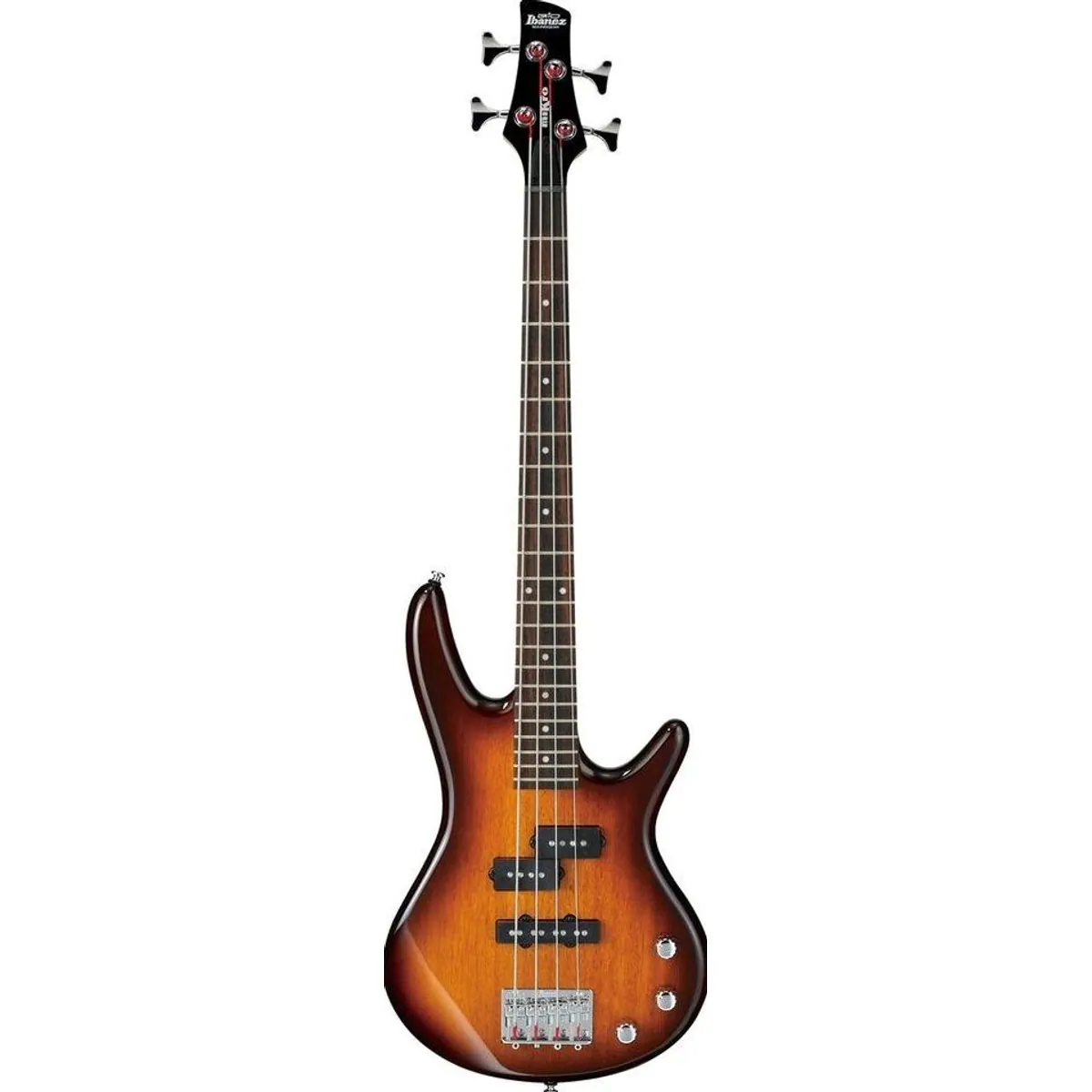 Ibanez GSRM20-BS E-Gitarre, kompakte Mensur, vielseitige Tonabnehmer, angenehmes Griffbrett