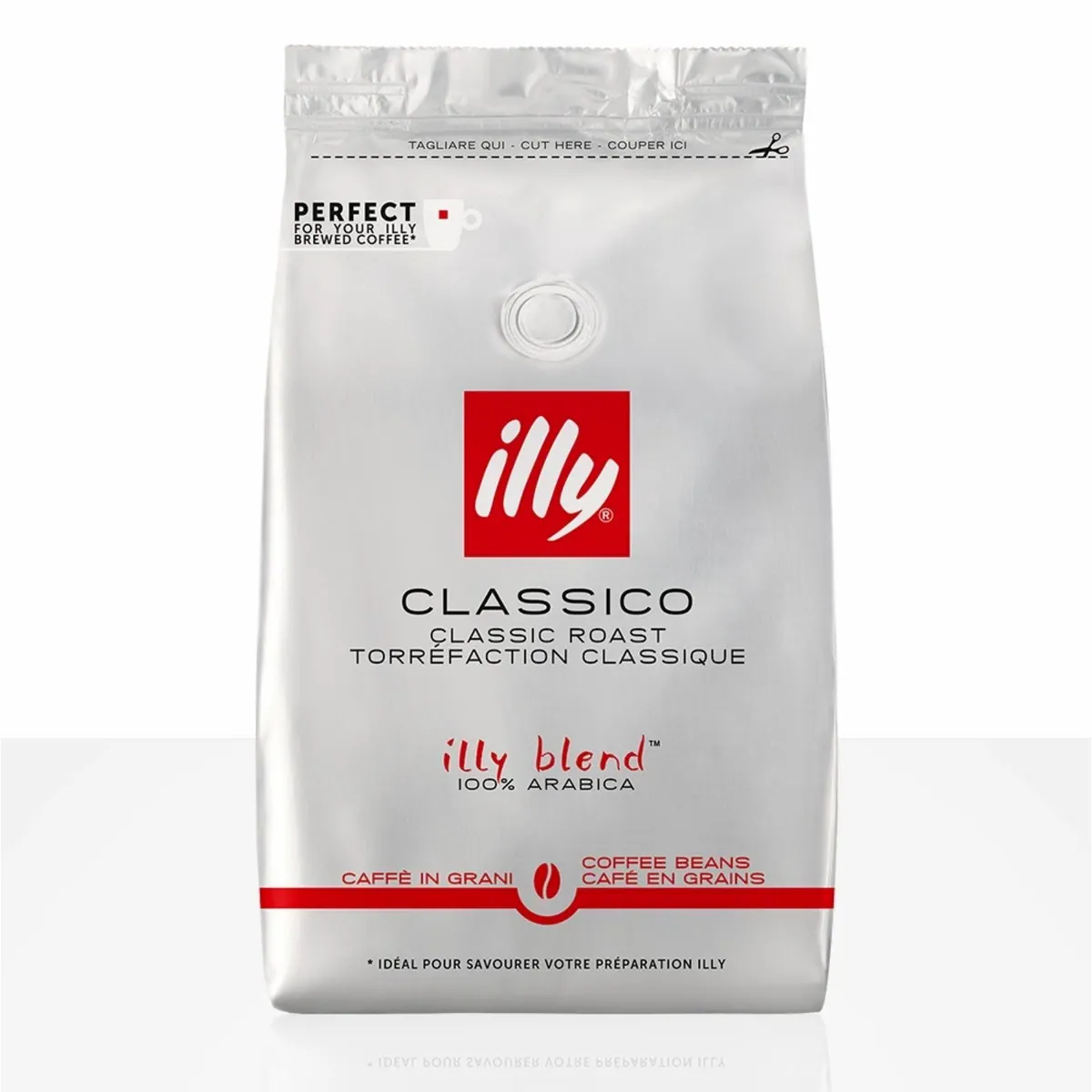 Illy Classico Espressobohnen, ausgewogener Geschmack, 100% Arabica – 500g