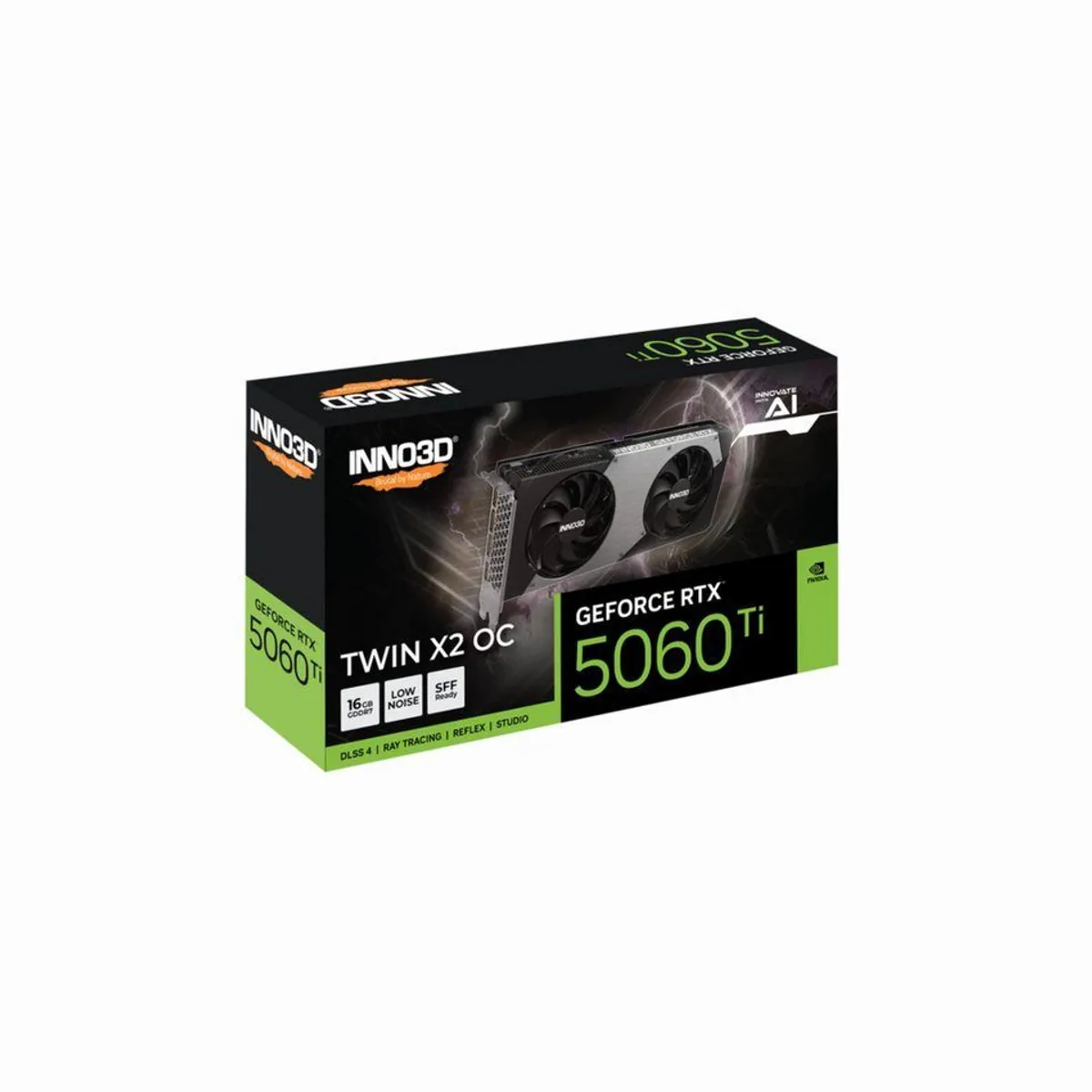 Inno3D GeForce RTX 5060 Ti TWIN X2 OC Grafikkarte, leistungsstark, kühl, effizient 2