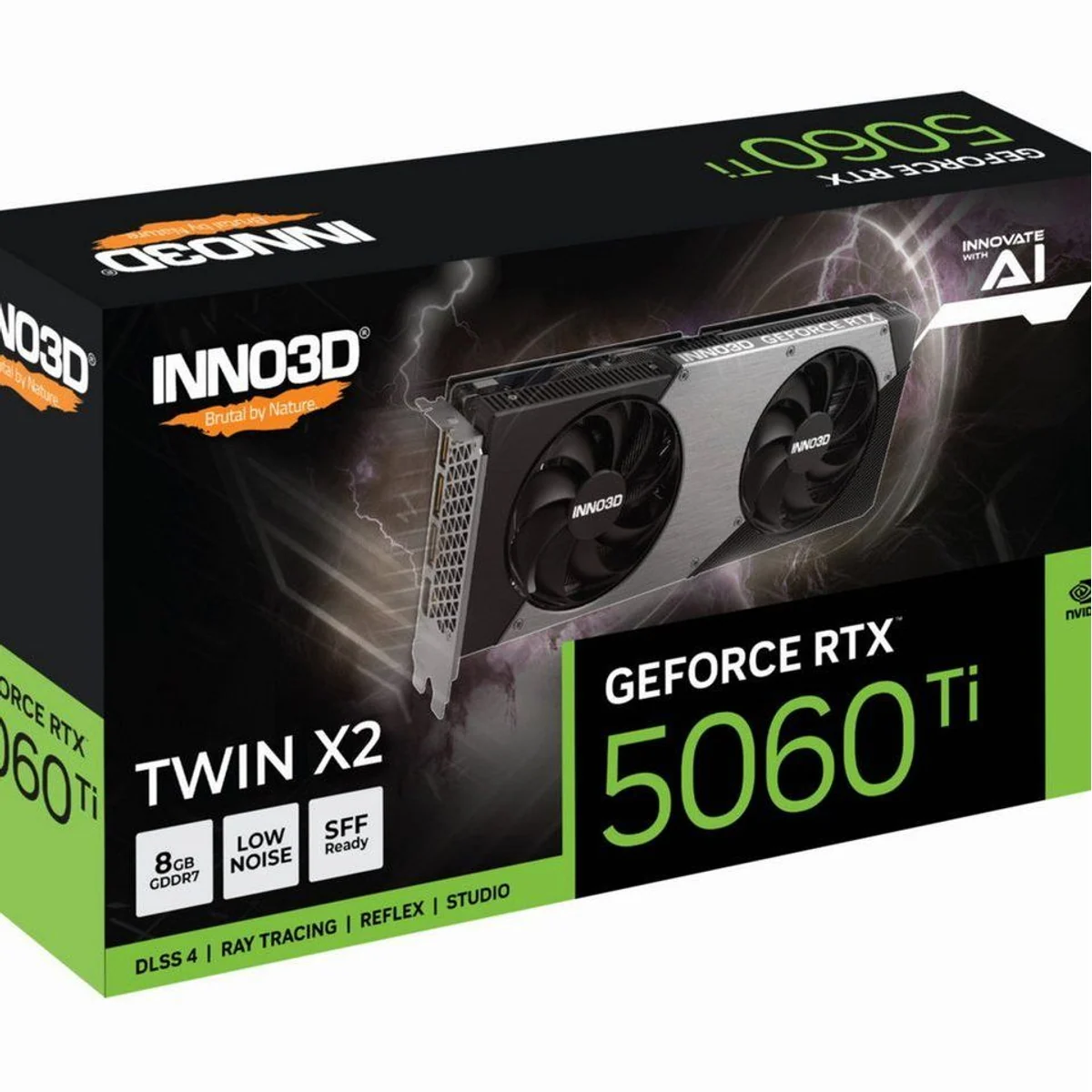 Inno3D GeForce RTX 5060 Ti TWIN X2 Grafikkarte, Leistung, Effizienz, Kühlung 3