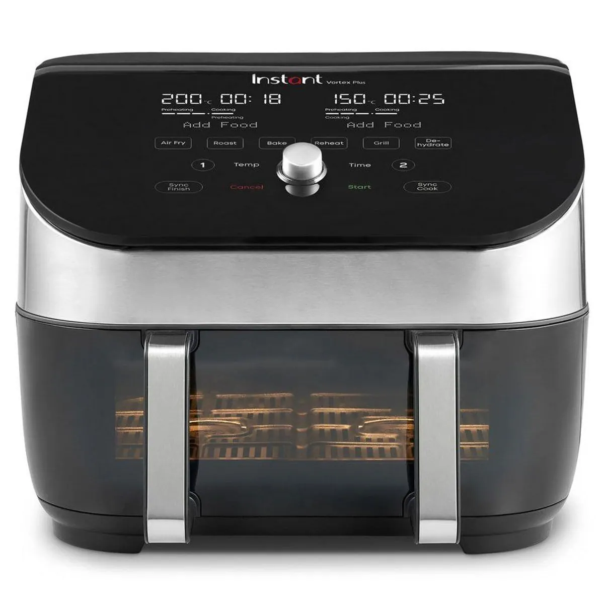Instant Pot Vortex Plus VersaZone Heißluftfritteuse, XXL 8in1, 1700 W — vielseitig, praktisch, leistungsstark