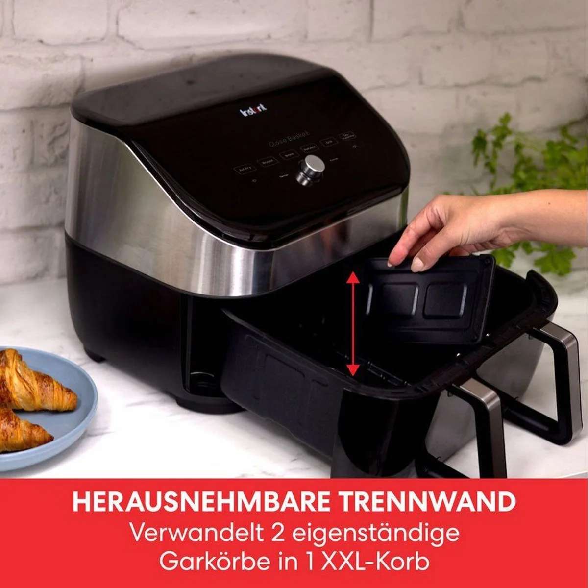 Instant Pot Vortex Plus VersaZone Heißluftfritteuse, XXL 8in1, 1700 W — vielseitig, praktisch, leistungsstark 3
