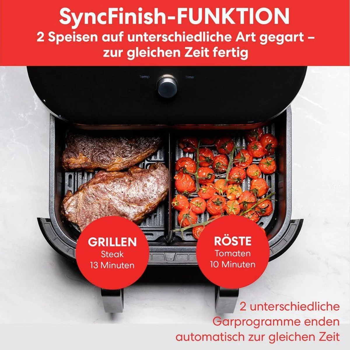 Instant Pot Vortex Plus VersaZone Heißluftfritteuse, XXL 8in1, 1700 W — vielseitig, praktisch, leistungsstark 5