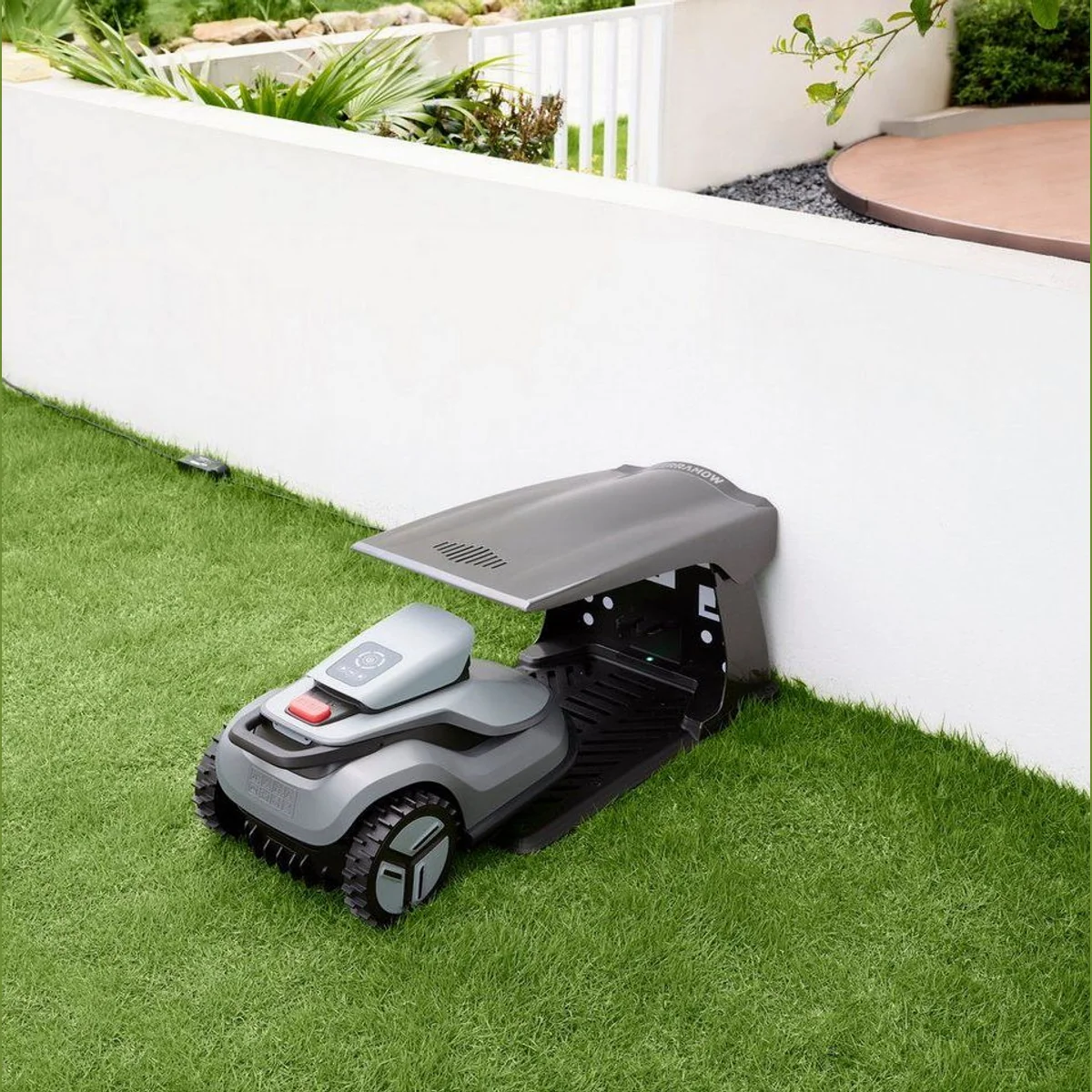 interpick Terramow V1000 Mähroboter, kabellos, KI-gestützt, für Rasenflächen bis 1200 m² 2