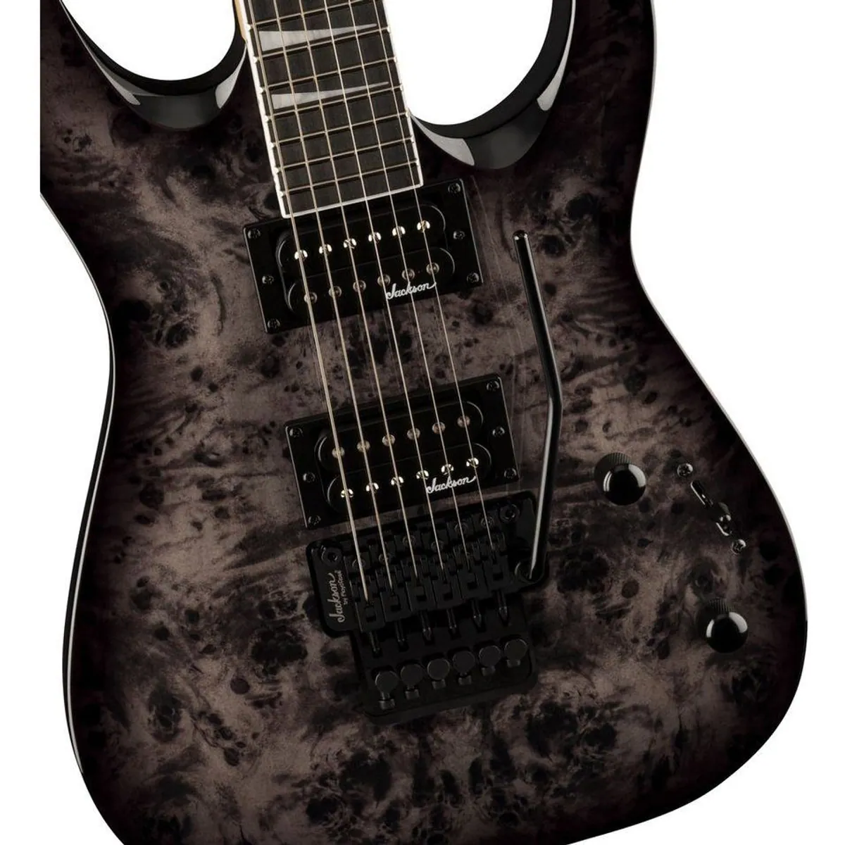 Jackson JS32 DKAP TR BLK E-Gitarre, Pappel-Korpus, Humbucker-Tonabnehmer, Floyd Rose Tremolo 3