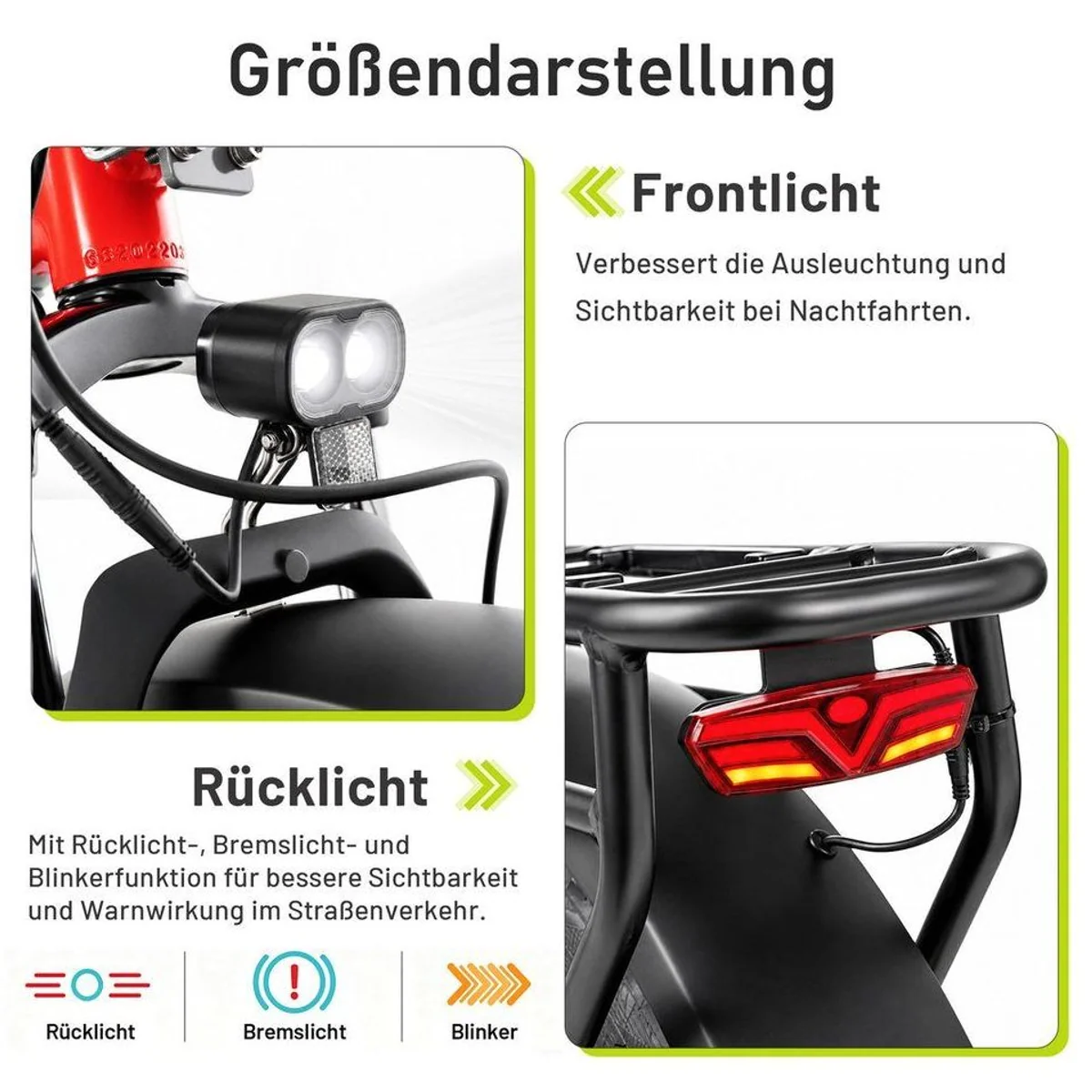 JOBOBIKE Kepler E-Bike Mountainbike 26 Zoll, 180 km Reichweite, 7-Gang Shimano 4
