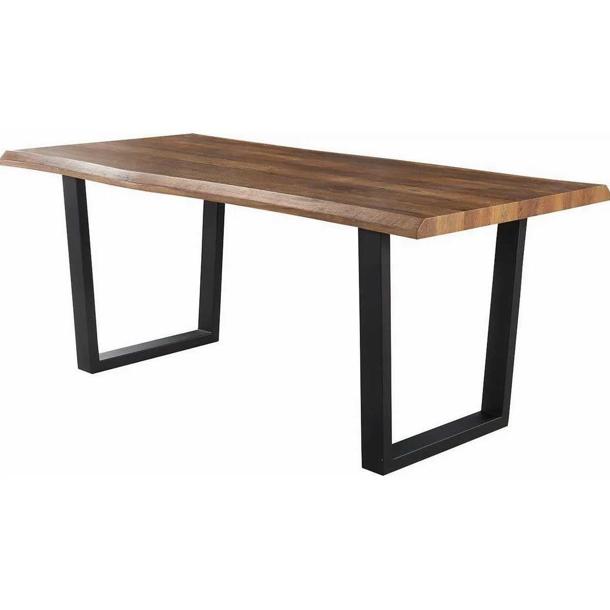 Jockenhöfer Gruppe Esstisch Margot, 180x90 cm, geschwungene Baumkantenoptik, robustes U-Gestell 2