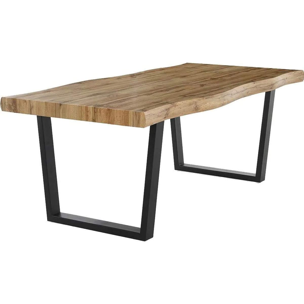 Jockenhöfer Gruppe Esstisch Don, Baumkantenoptik, 200x100 cm, robust und stilvoll