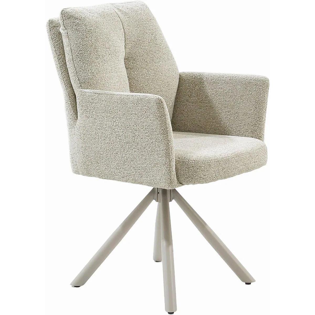 Jockenhöfer Gruppe Essgruppe Kopenhagen/Santorini, 5-tlg. Set, melaminbeschichtete Tischplatte, drehbare Stühle 3