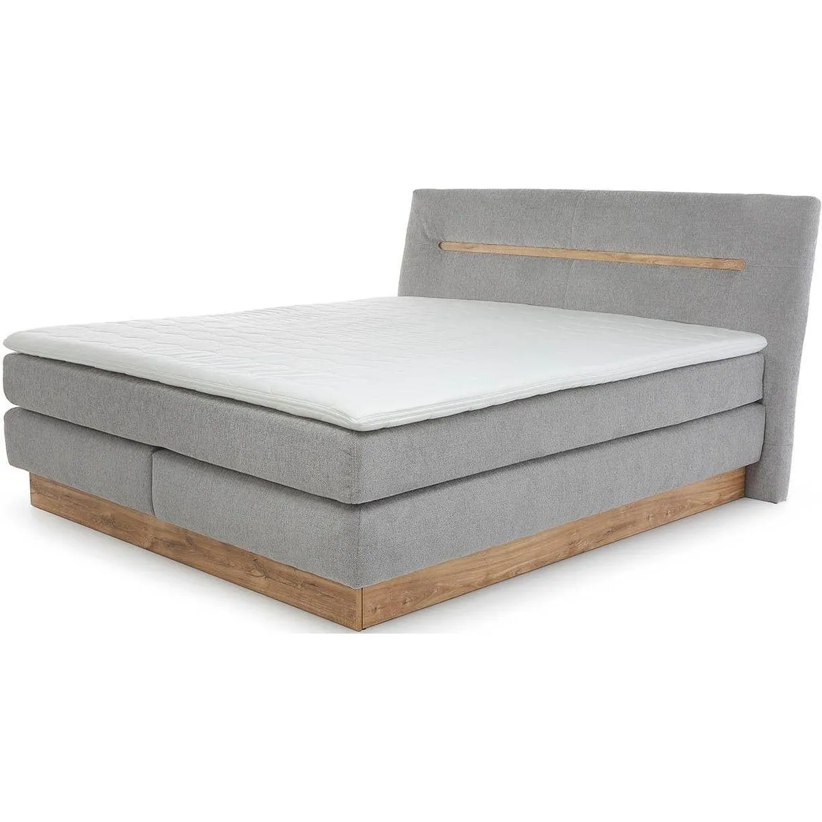 Jockenhöfer Gruppe Boxspringbett Nika, mit Bettkasten, 7-Zonen-Matratze, Topper — 180x200cm, elegantes Design 2