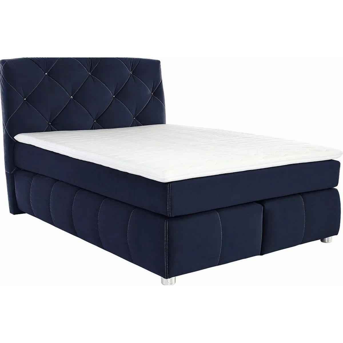 Jockenhöfer Gruppe Boxspringbett Bella, edles Design mit Rauchglassteinen — Komfort und Stil vereint 2