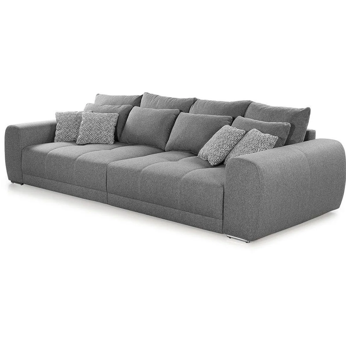 Jockenhöfer Gruppe Big-Sofa Moldau, 306 cm, Federkern, Liegefläche 120x240 cm, 12 Kissen 2