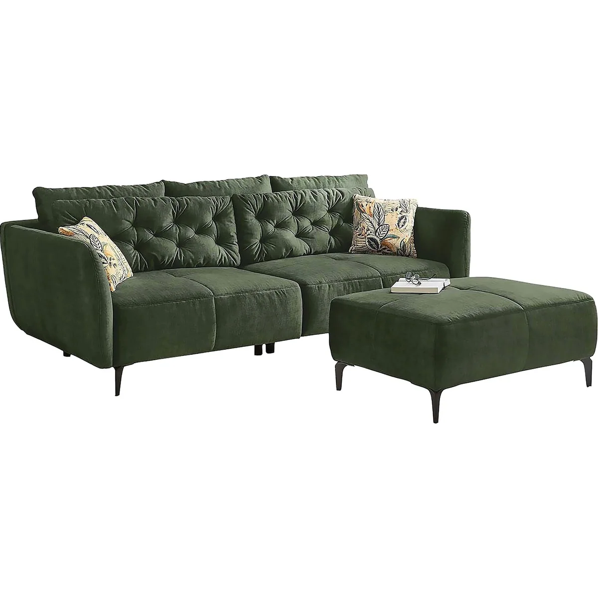 Jockenhöfer Gruppe Big-Sofa Spa, Retrolook, 7 Kissen, B: 251 cm 3
