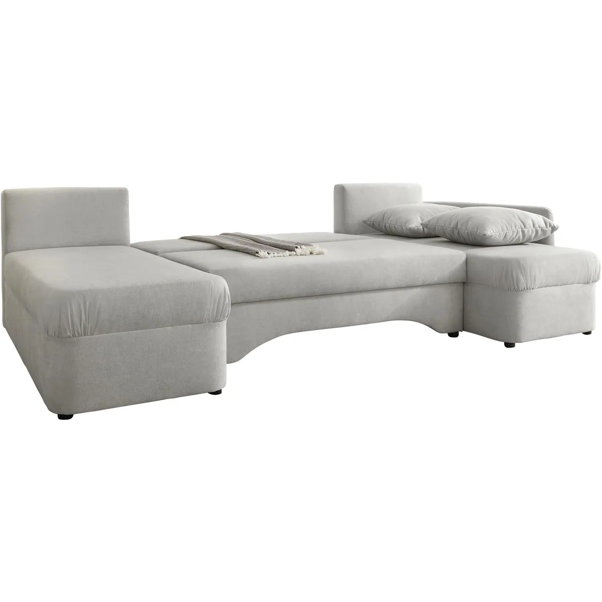 Jockenhöfer Gruppe Wohnlandschaft Arktis U-Form, 260 cm, mit Bettkasten & Schlaffunktion 4