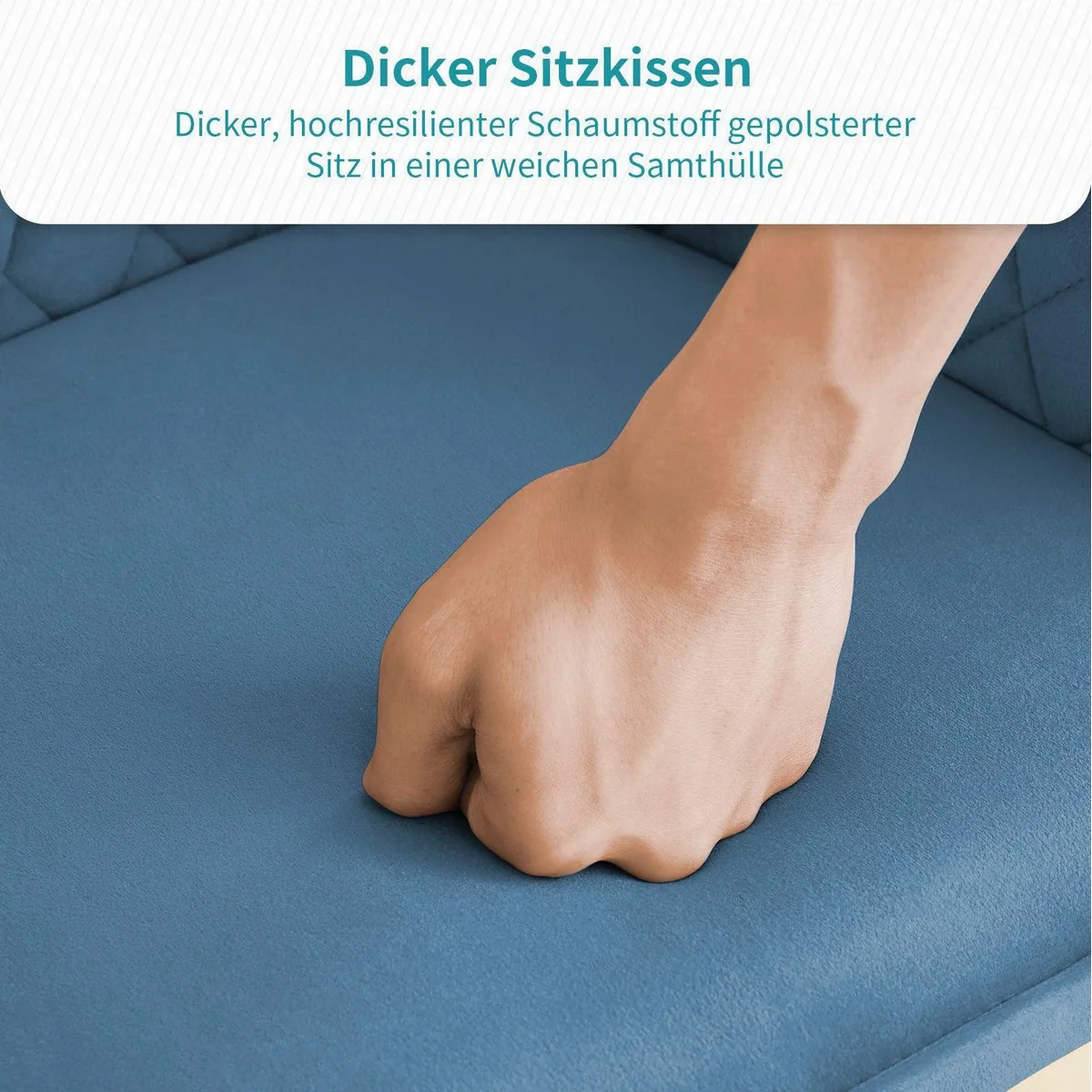 JYMTOM Barhocker 2er-Set, gepolstert mit Rücken- und Armlehnen 3