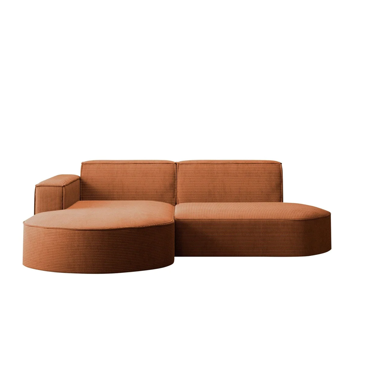 Kaiser Möbel Ecksofa MODENA STUDIO L-Form, stilvolles Design, hochwertiger Cordstoff, frei stellbar 2