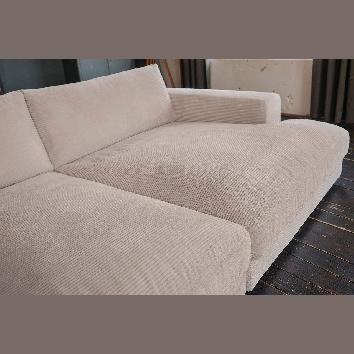 KAWOLA Big-Sofa MADELINE, modernes Design, Cordbezug, maximaler Komfort 5
