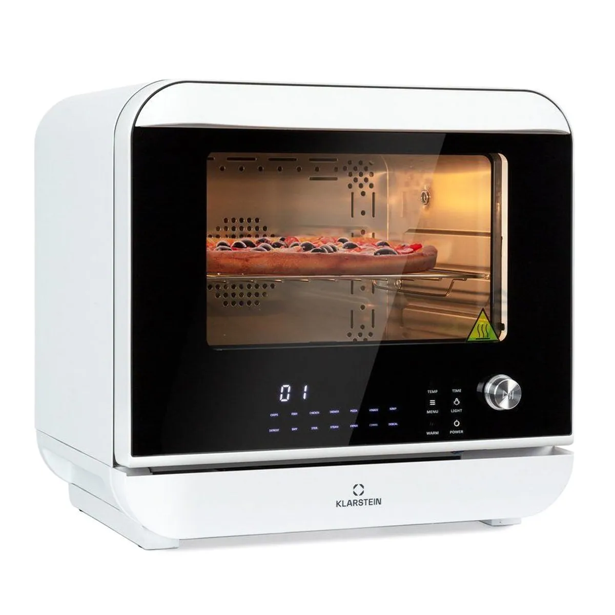 Klarstein Vita-Pro Steam Heißluftfritteuse, 2450 W, 18 Liter, 14 Programme 2