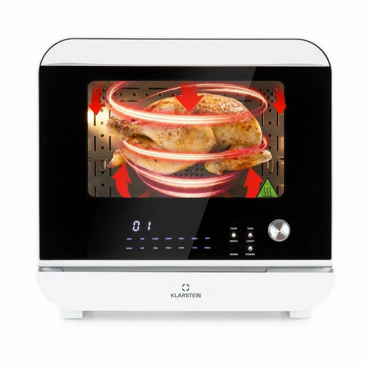 Klarstein Vita-Pro Steam Heißluftfritteuse, 2450 W, 18 Liter, 14 Programme 4