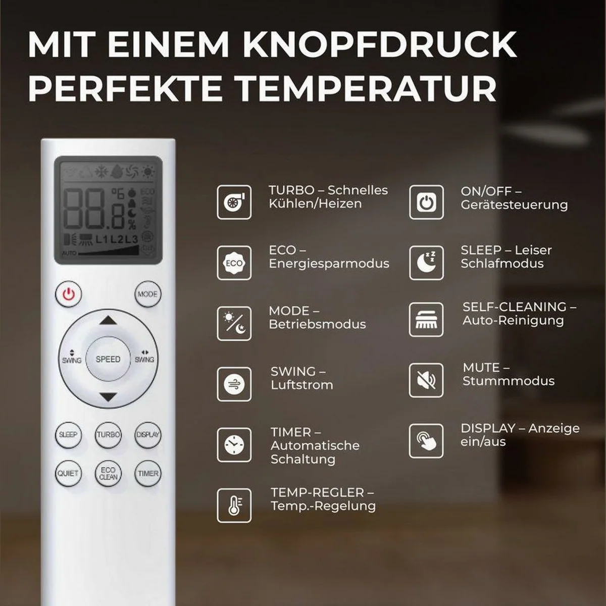 Kältebringer Split-Klimagerät R290, energiesparend, leise, WiFi-fähig 4