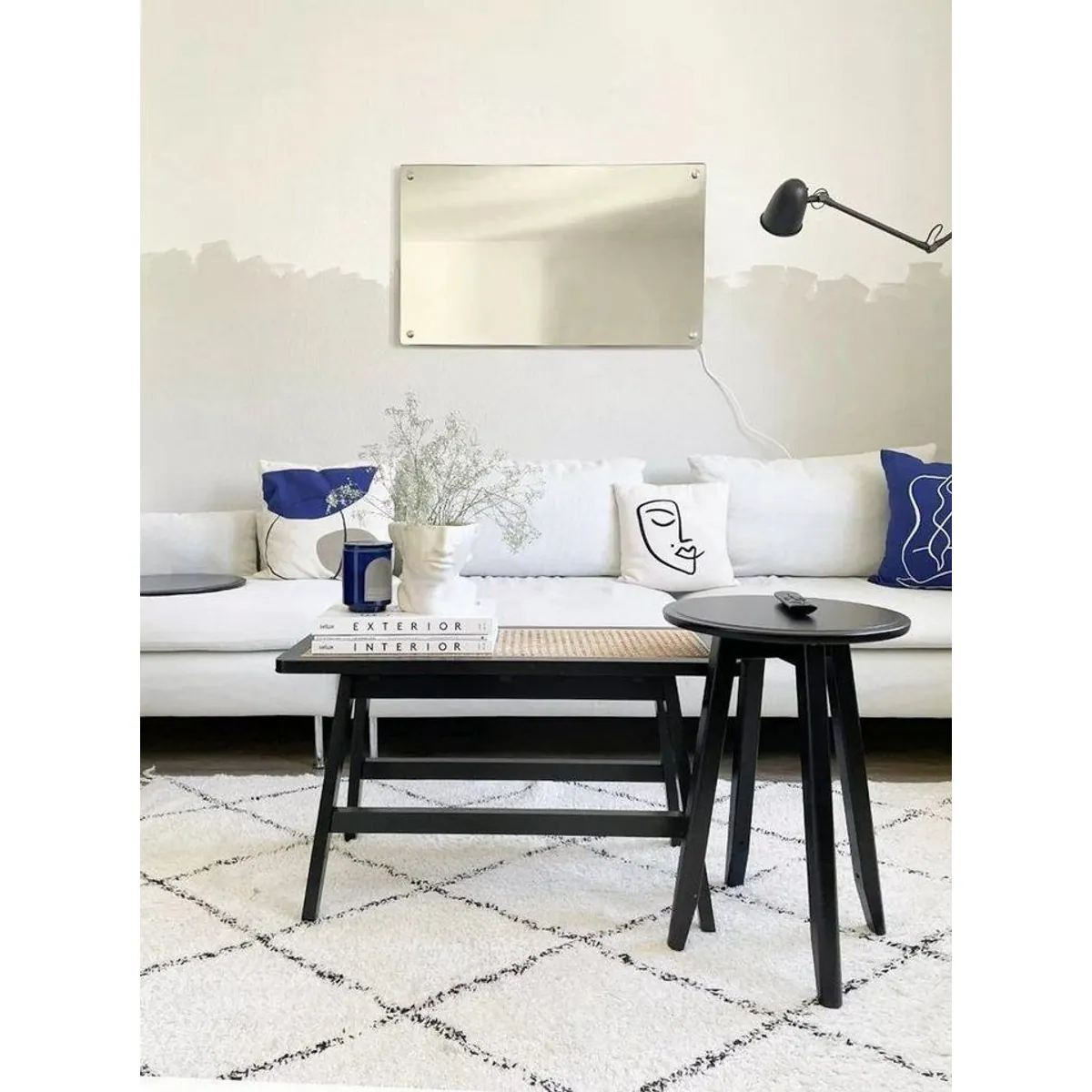 Könighaus Infrarotheizung Spiegelheizung, angenehme Strahlungswärme, Antibeschlag-Funktion, elegantes Design 3