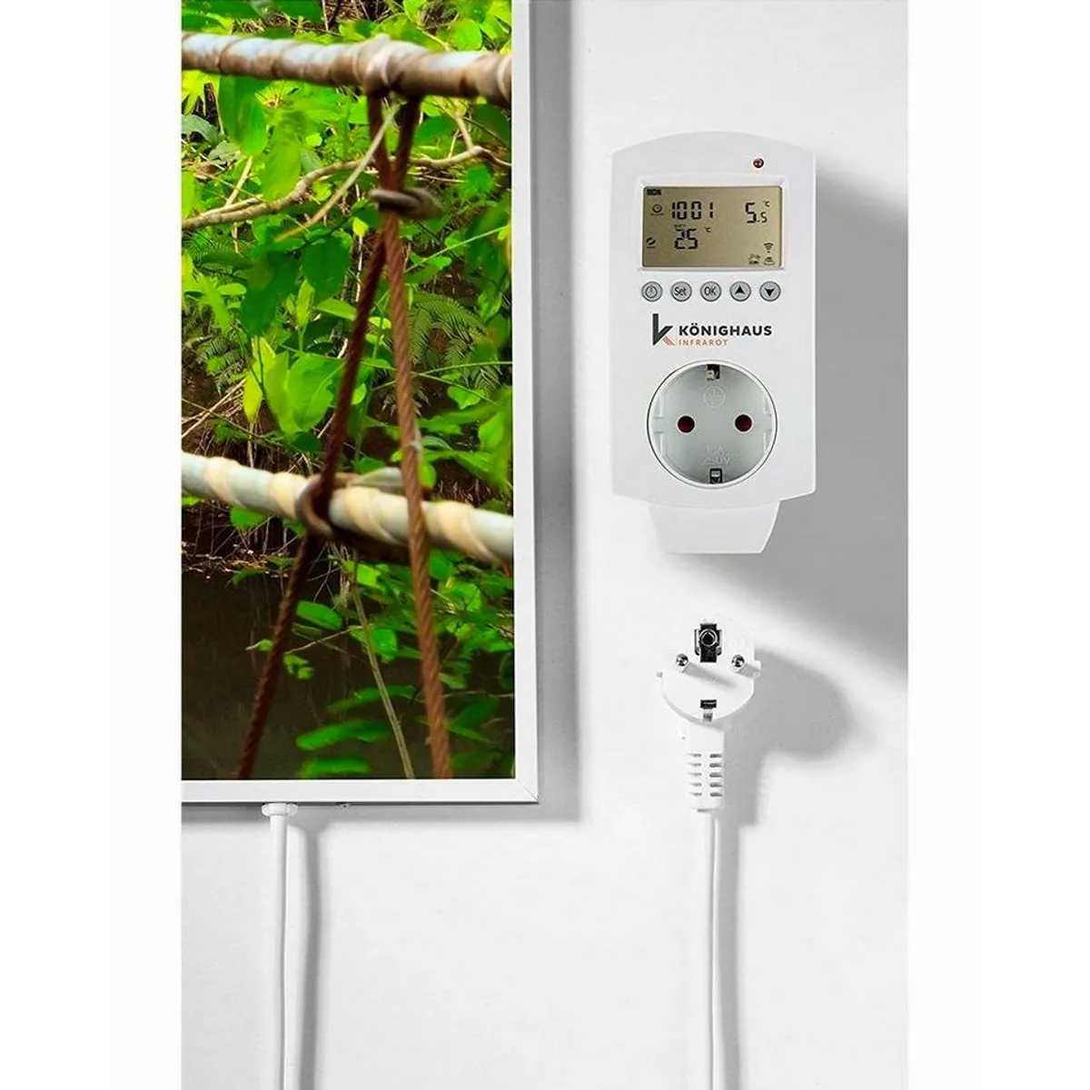 Könighaus Infrarotheizung Bild-Serie 800W, Smart Home fähig, Ultra HD Druck 3