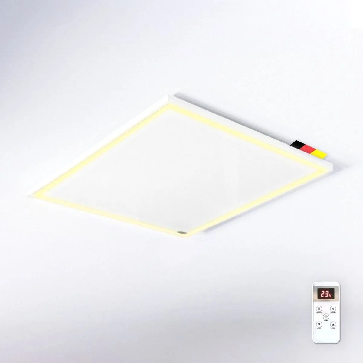 Könighaus Infrarotheizung LED Deckenheizung, individuelle Lichtgestaltung und praktische Fernbedienung