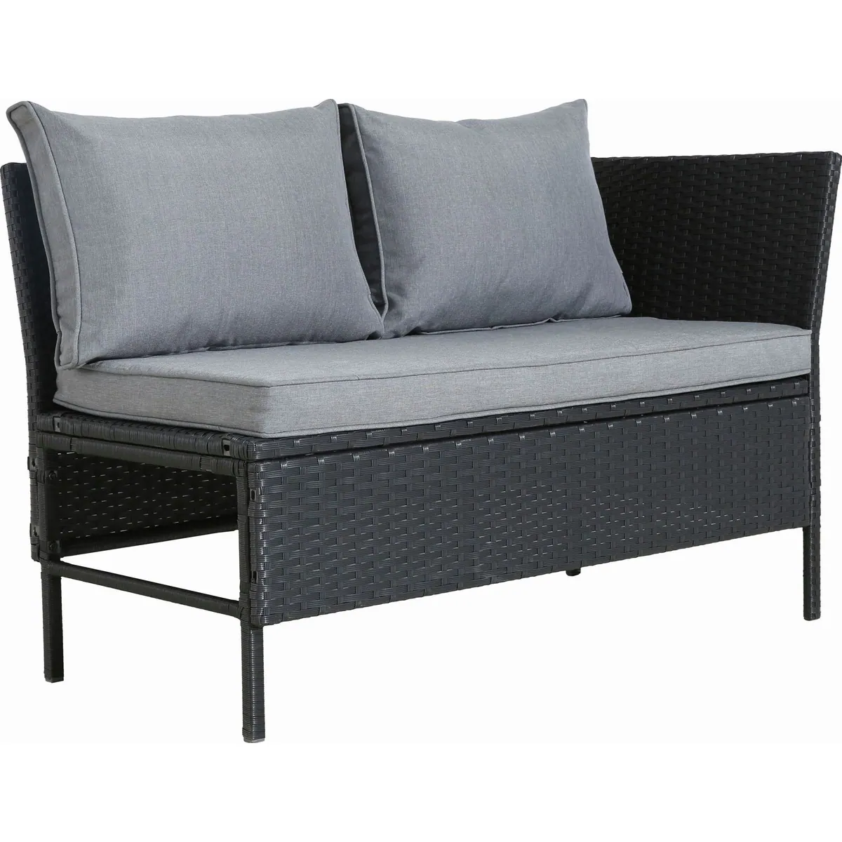 KONIFERA Gartenlounge-Set Manhattan, 18-teilig, stilvolle Ecklounge mit Tisch und Hockern 5