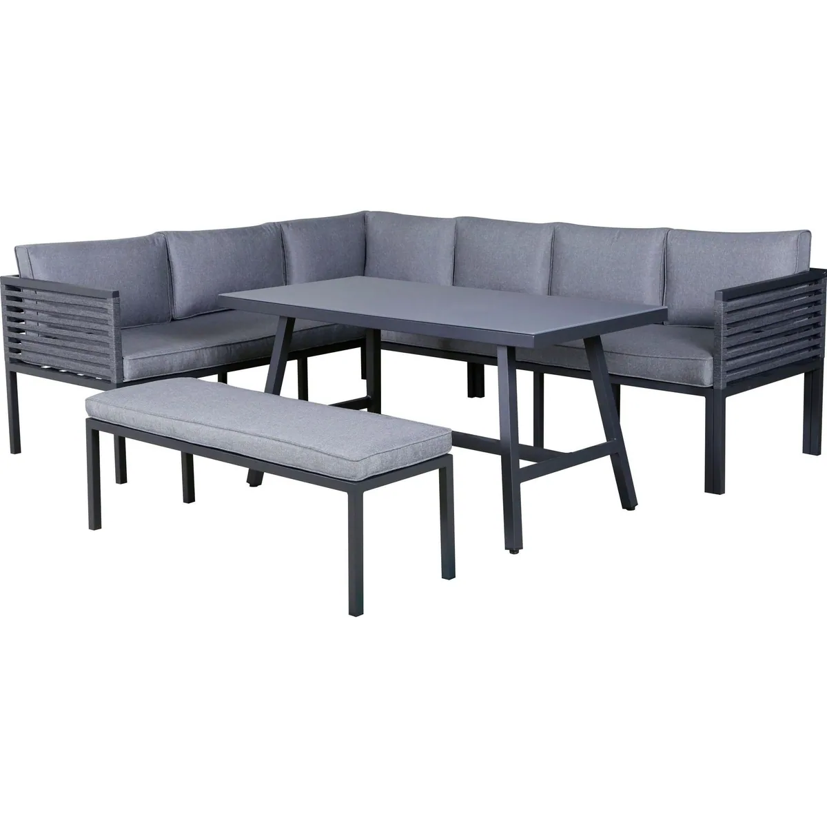 KONIFERA Gartenlounge-Set Edessa, 14-tlg., inkl. Auflagen und Tisch — robust, komfortabel, stilvoll 2