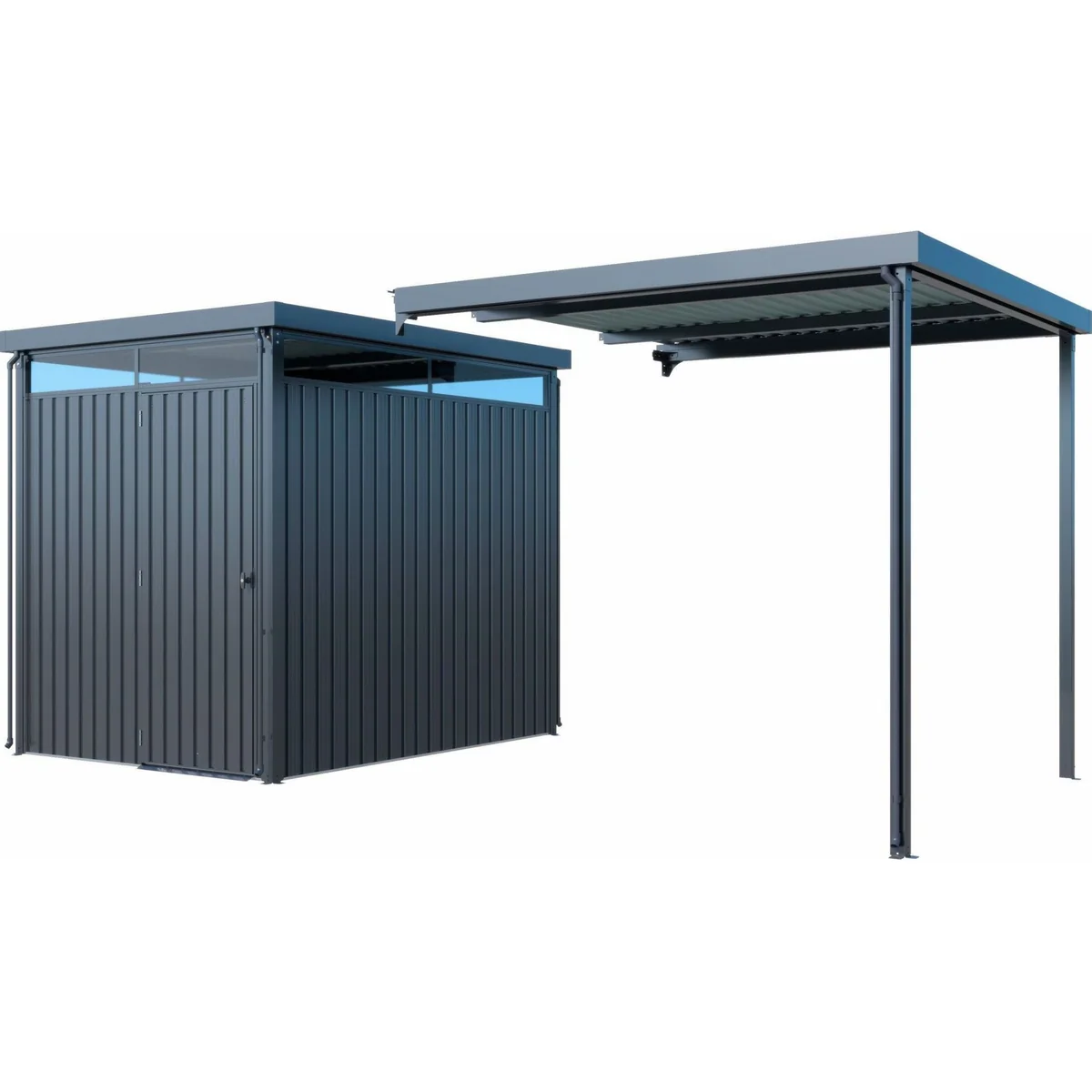 KONIFERA Gerätehaus Stefano mini, geräumig & robust, ideal für Gartenutensilien 2