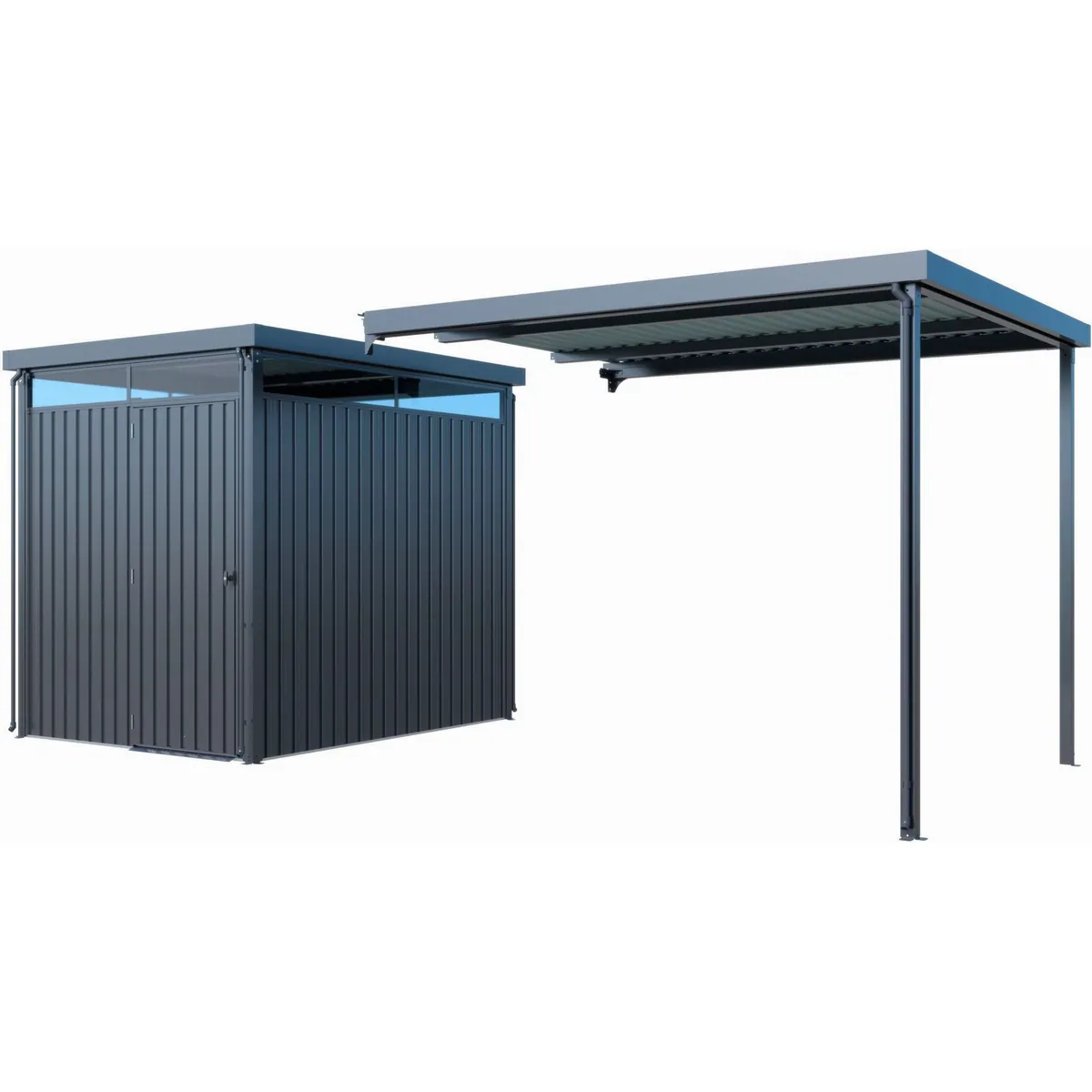 KONIFERA Gerätehaus Stefano mini, geräumig & robust, ideal für Gartenutensilien 3